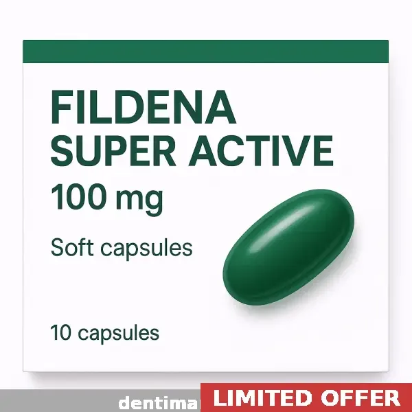 Fildena Super Active 100mg cena 14,90 zł - kup w aptece online