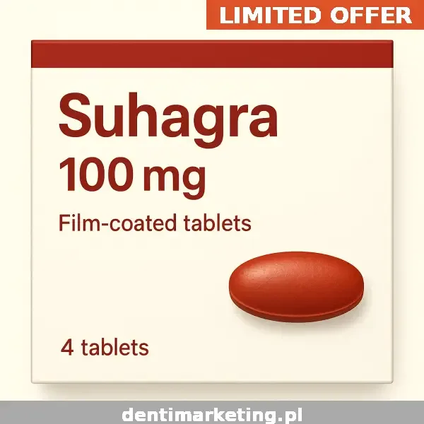 Suhagra 100mg, tabletki powlekane, 4 szt.